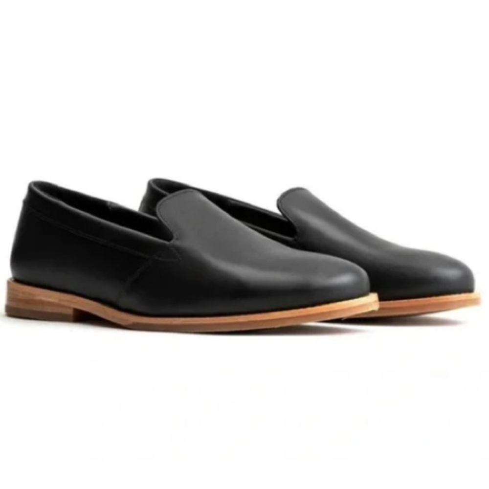 Patina Portland Leather Goods Genuine Leather Rounded Toe Loafer 6.5 Preppy